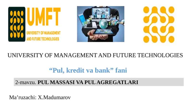 PUL MASSASI VA PUL AGREGATLARI 1