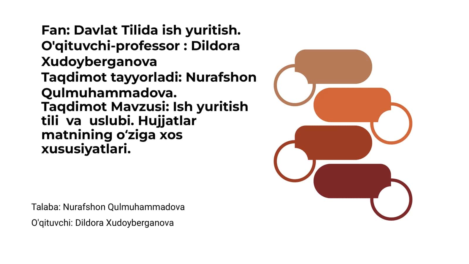 Ish Yuritish Tili va Uslubi 1