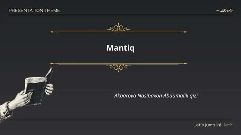 Mantiq 1