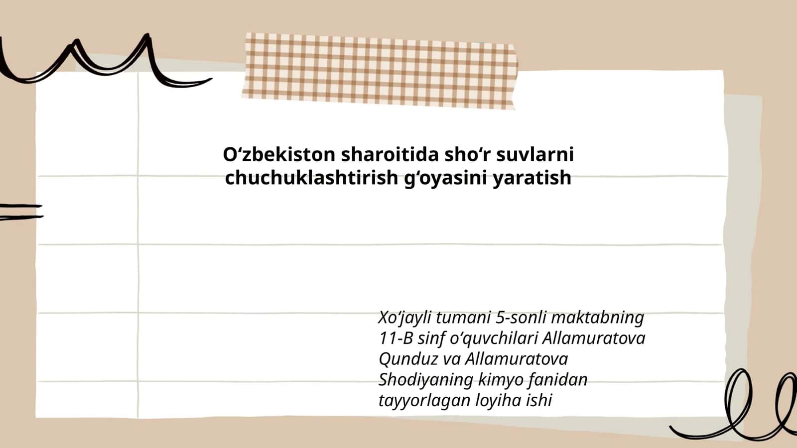 Chuchuklashtirish g‘oyasi 1
