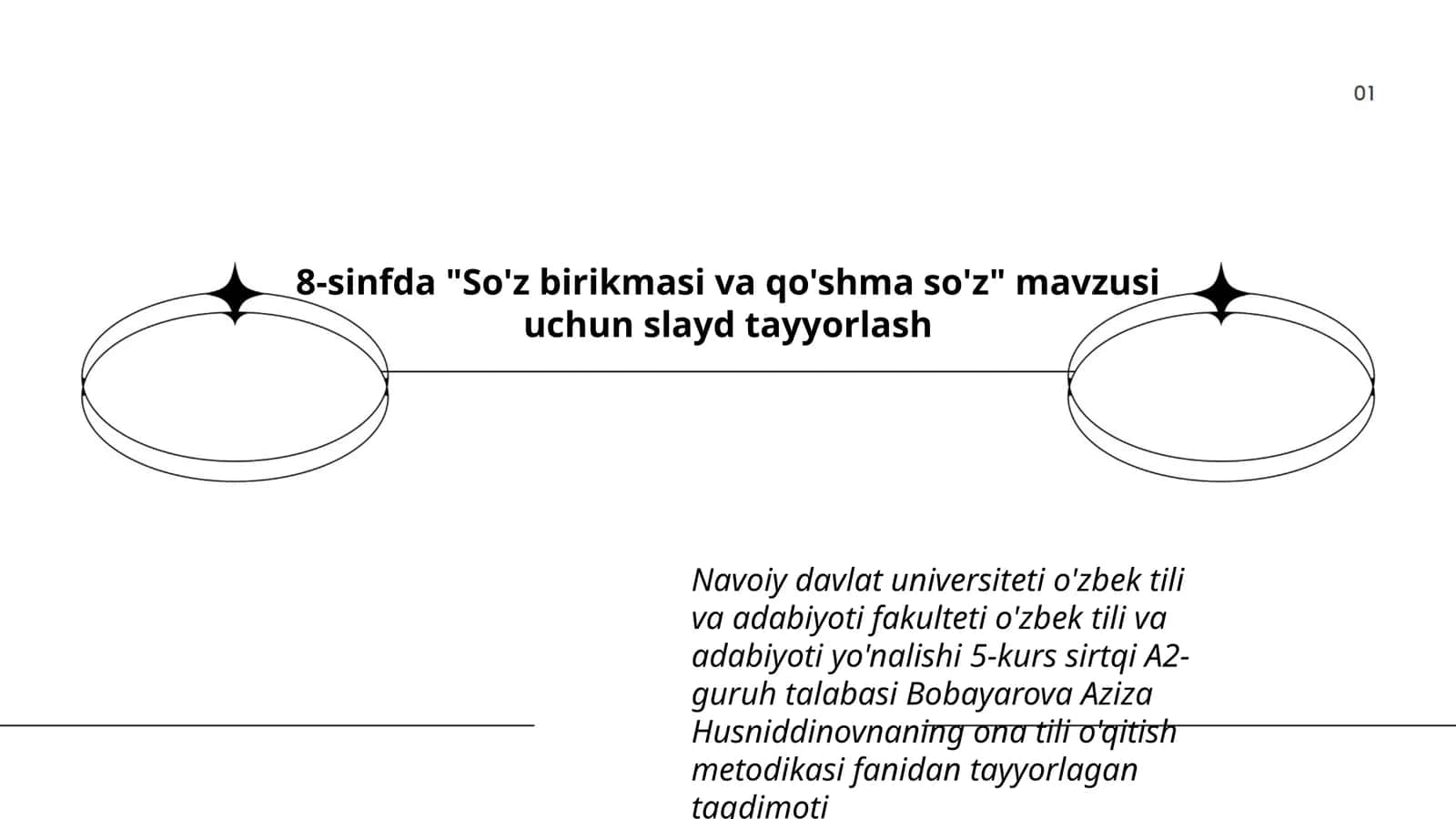 So'z birikmasi va qo'shma so'z 1