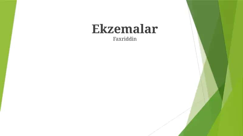 Ekzemalar 1