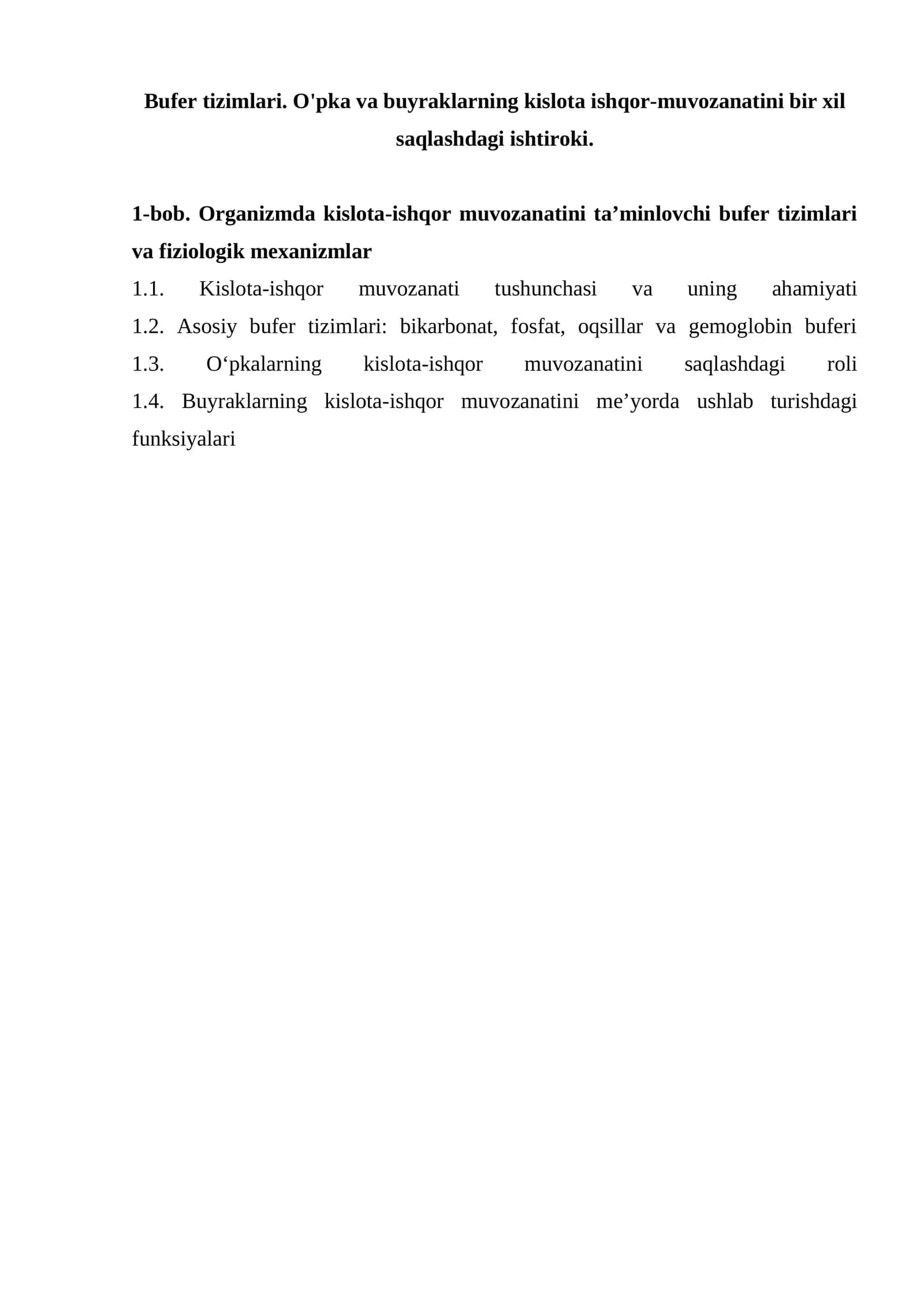 Bufer tizimlari 1