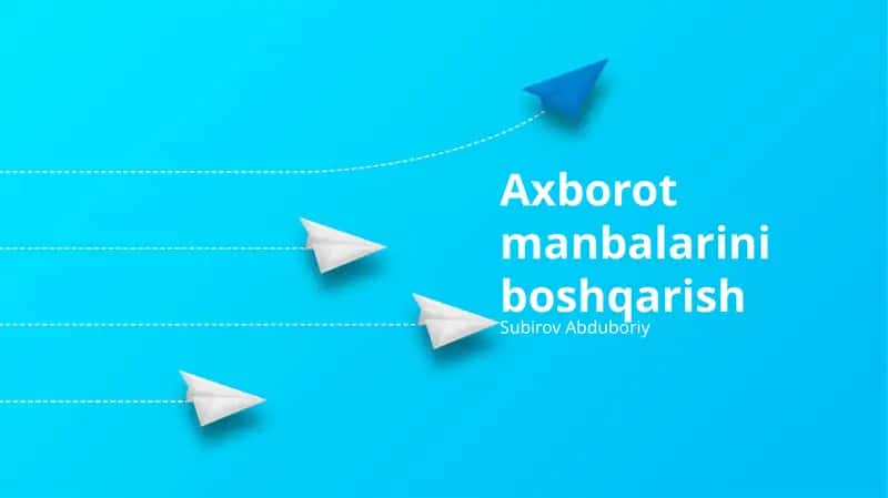 Axborot Resurslarini Xavfsizlik va Himoyasi 1