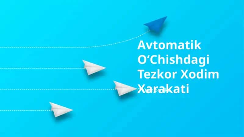 Avtomatik OʻChishdagi Tezkor Xodim Xarakati 1