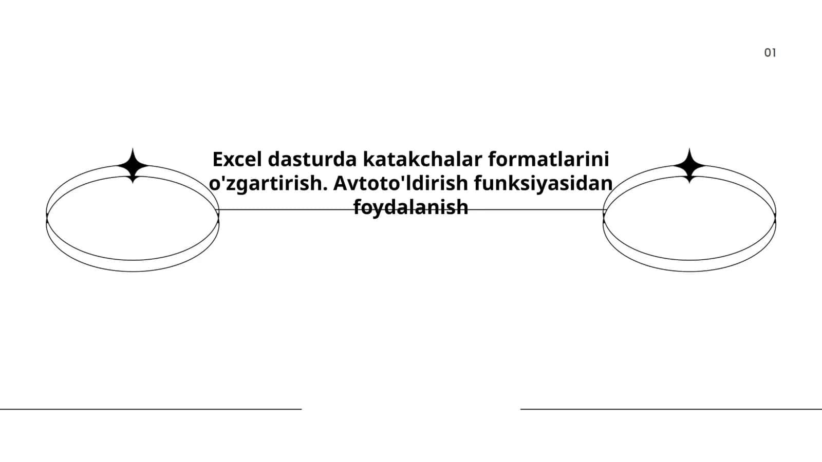 Excel dasturida katakchaning fon rangini o'zgartirish 1
