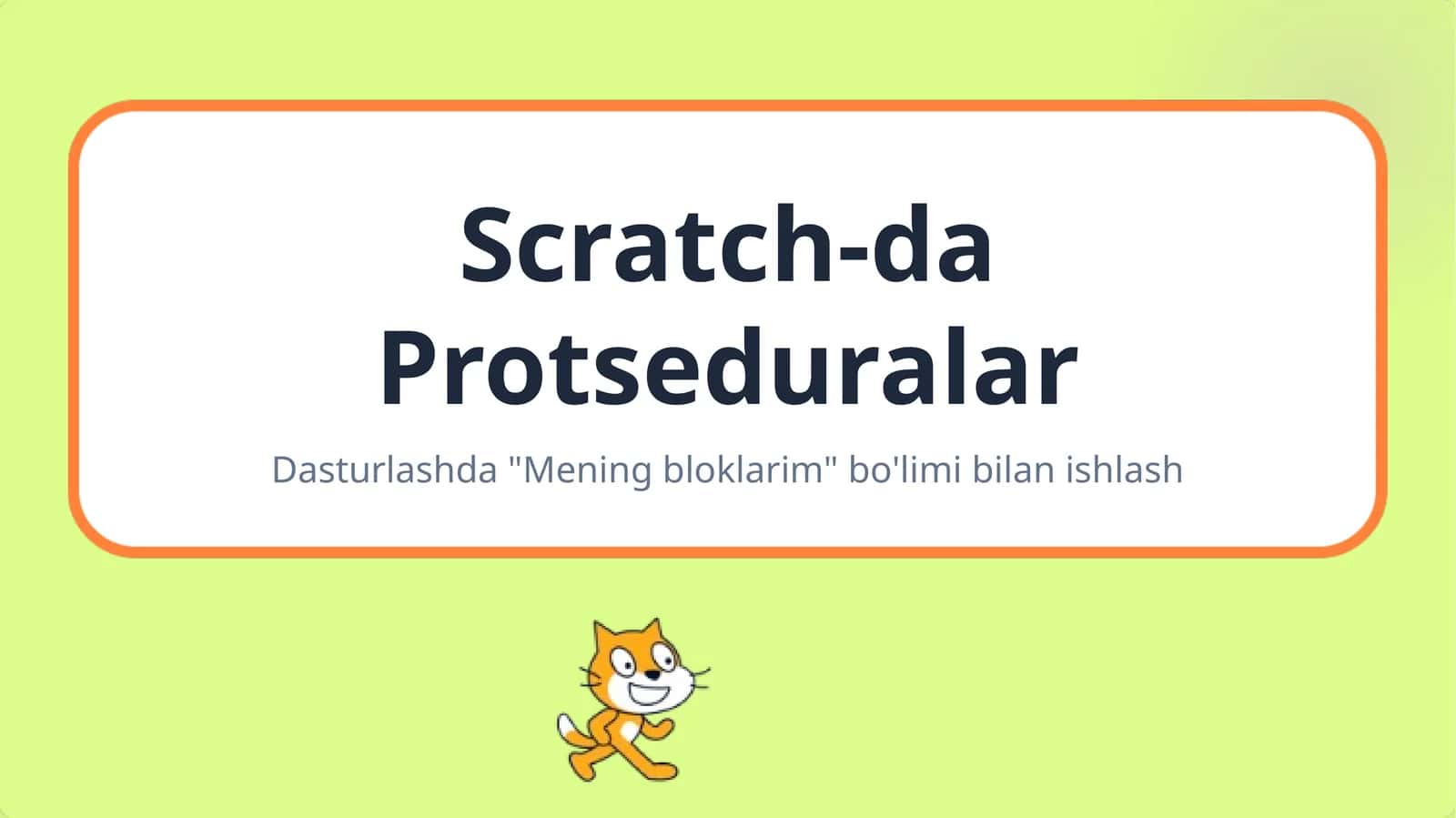 Scratchda protseduralar 1