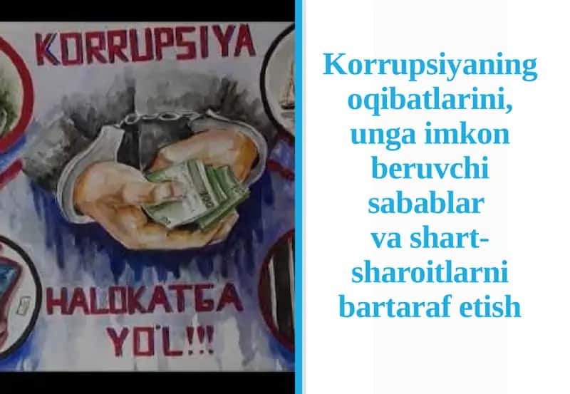 Korrupsiyaning ijtimoiy-iqtisodiy oqibatlari 1