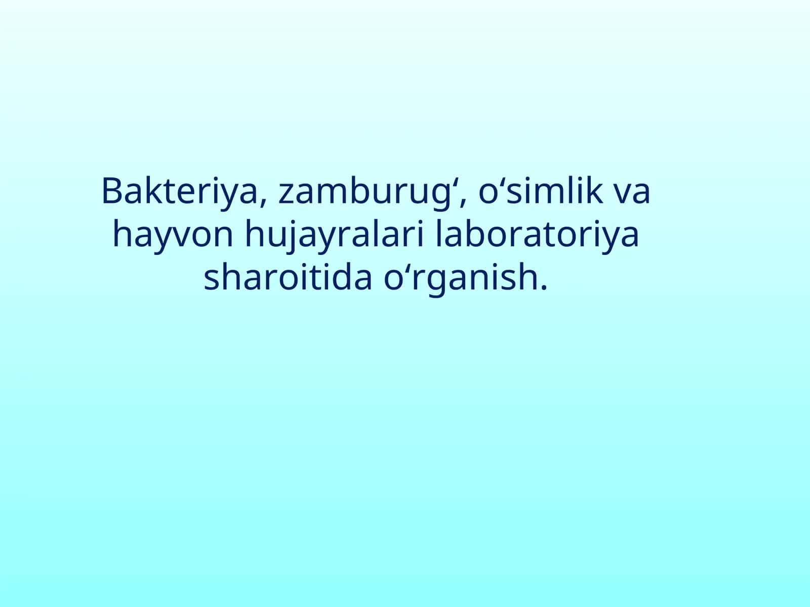Hujayra va uning tuzulishi 1
