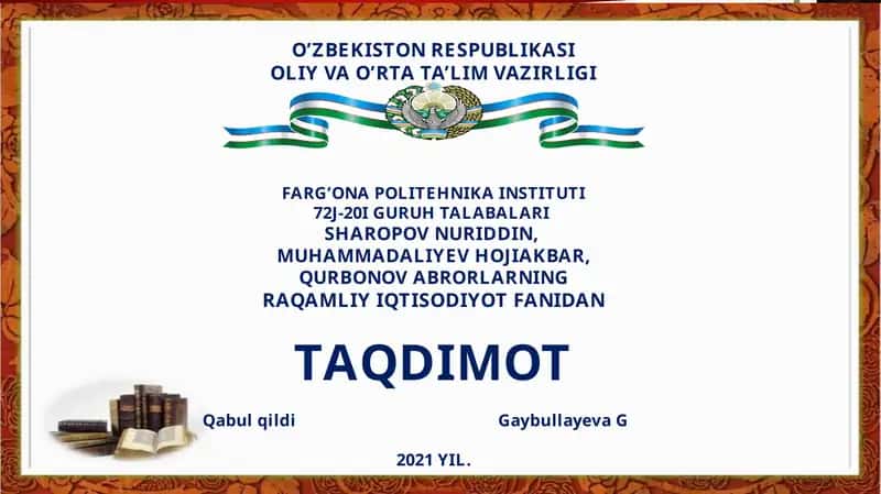 Singapur Davlatining Iqtisodiy Rivojlanishi 1