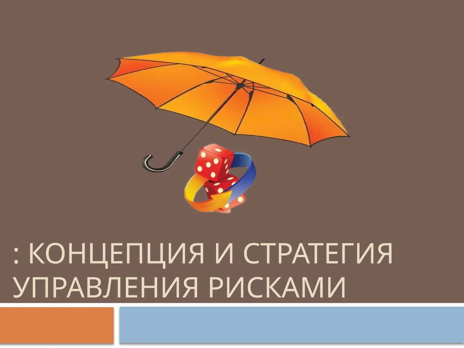 КОНЦЕПЦИЯ И Стратегия управления рисками 1