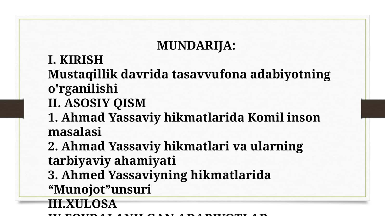 Mustaqillik Davrida Tasavvufona Adabiyotning O'rganilishi 1