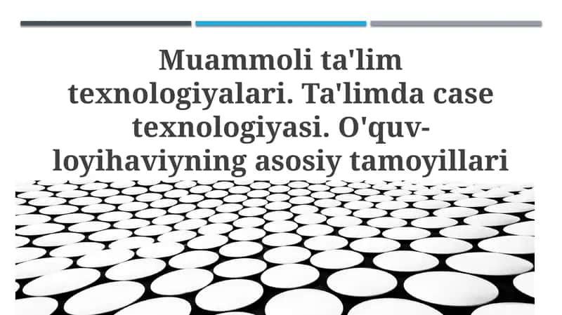 Muammolita'lim texnologiyalari 1