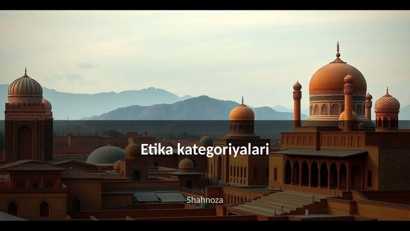 Etika kategoriyalari 1