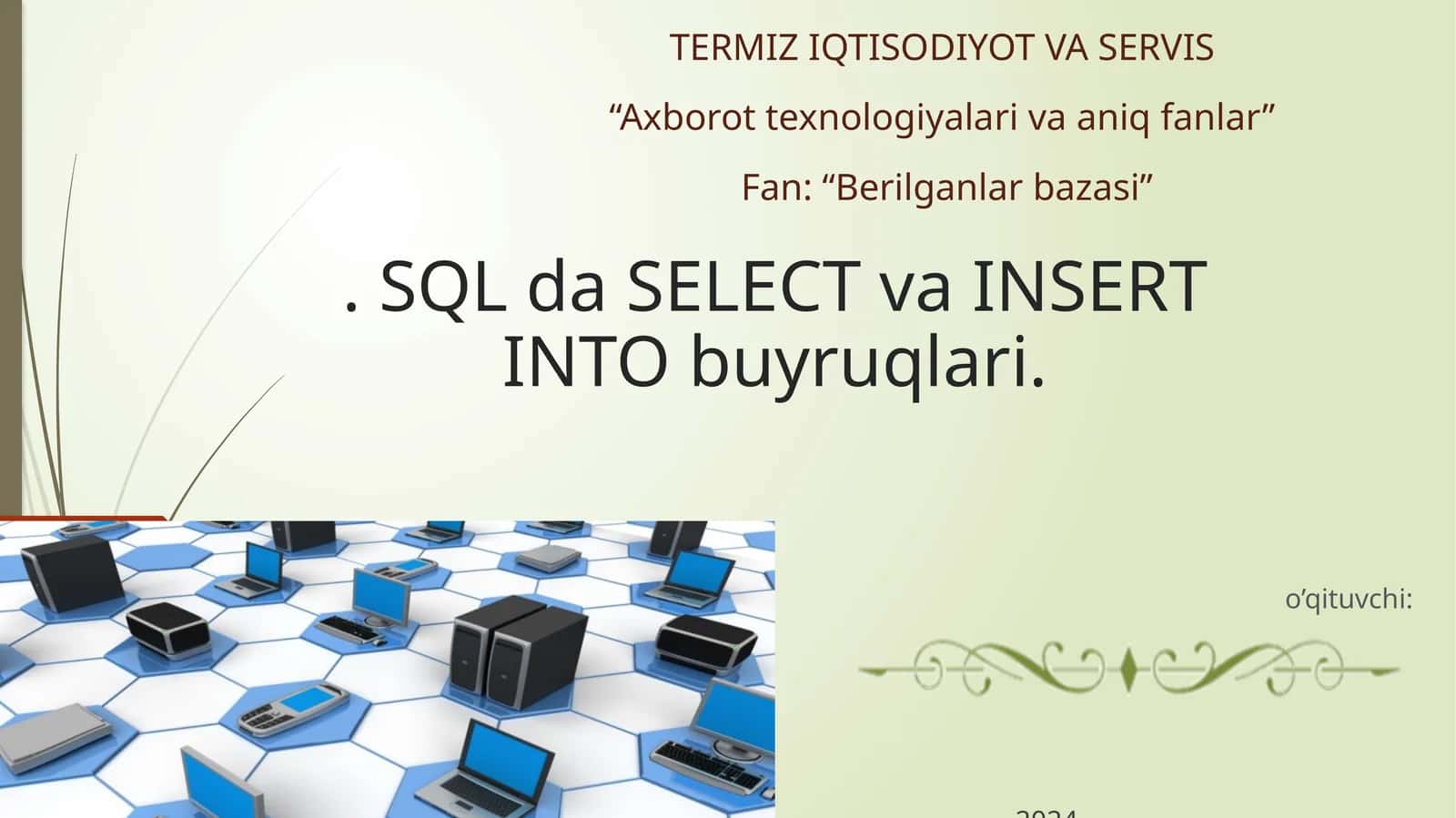Axborot texnologiyalari va aniq fanlar 1