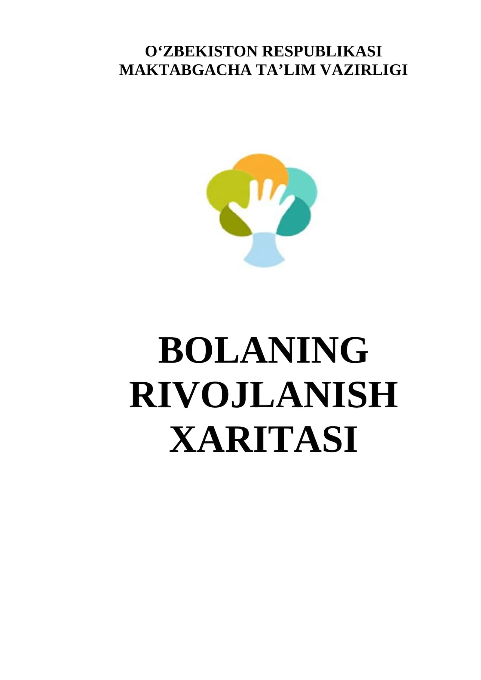 Bolaning Rivojlanish Xaritasi 1