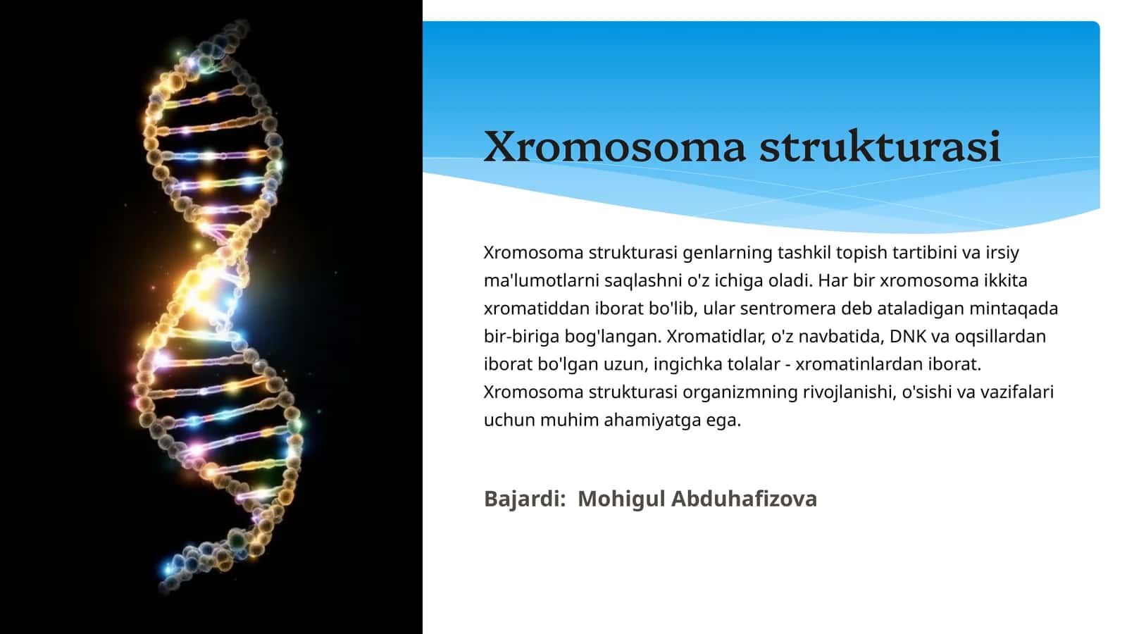 Xromosoma strukturasi 1