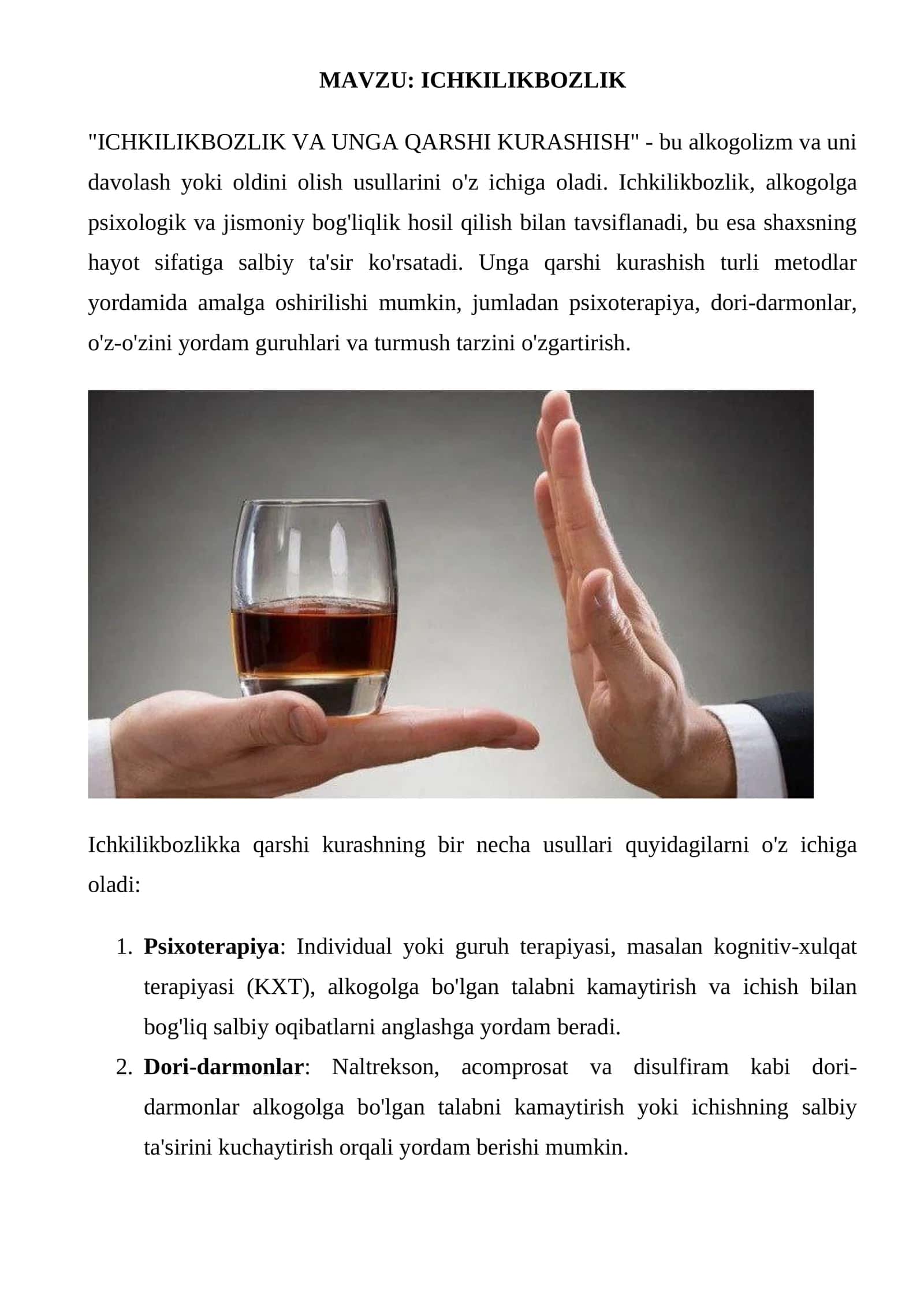 ICHKILIKBOZLIK 1