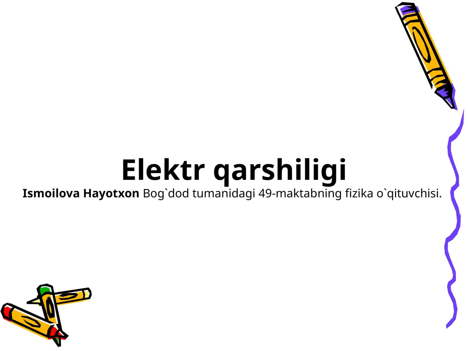 Elektr qarshiligi 1
