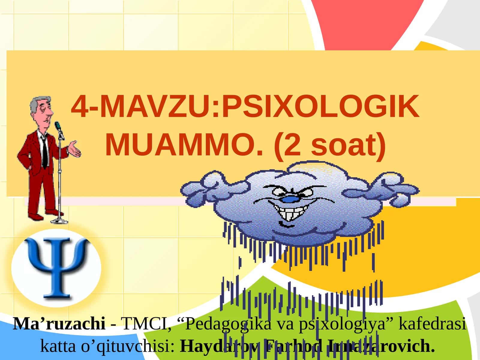PSIXOLOGIK MUAMMO 1