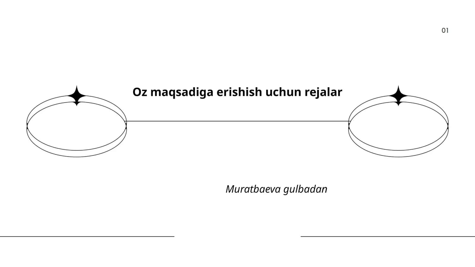 Oz maqsadiga erishish uchun rejalar 1