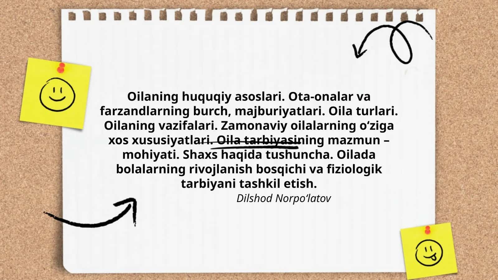 Oilaning huquqiy asoslari 1