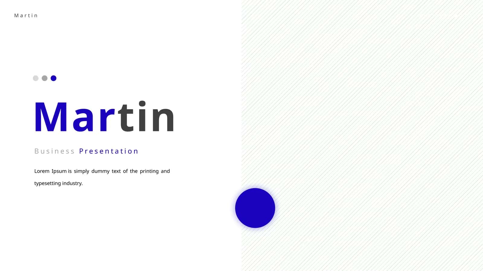 Martin BusinessPresentation 1