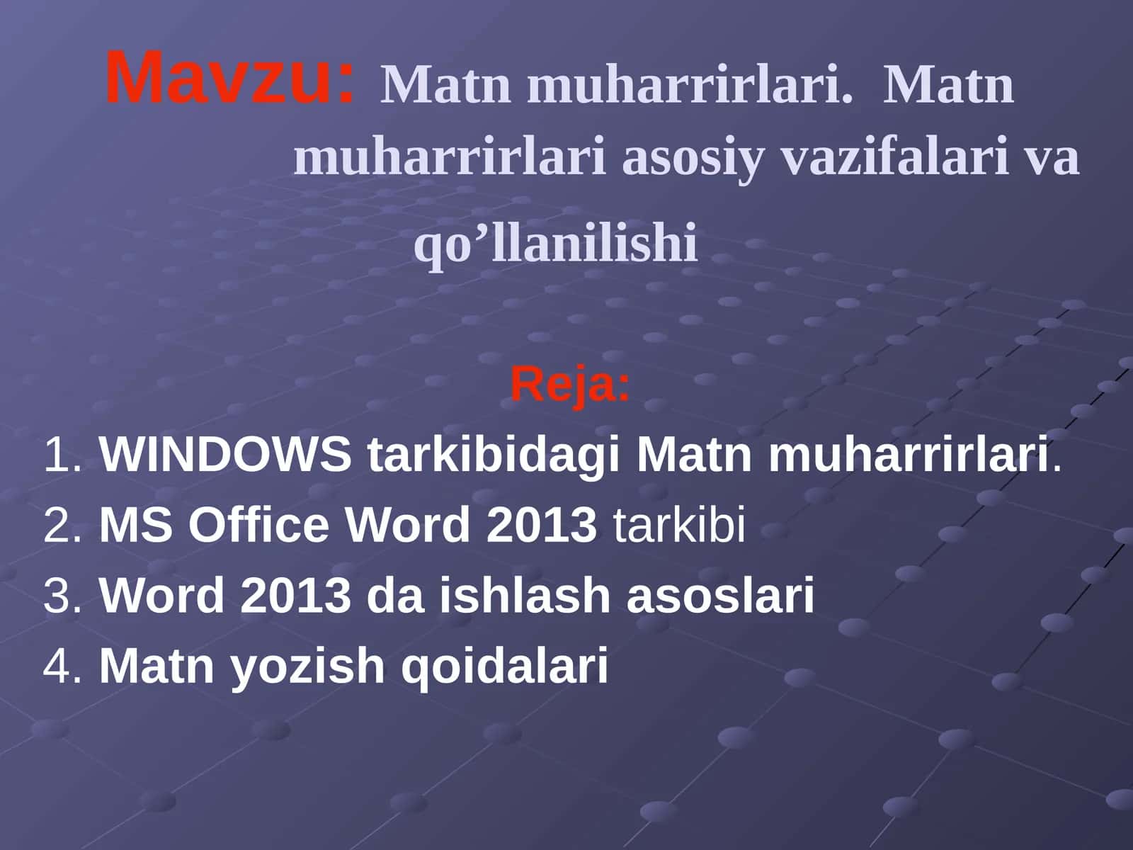 Matn muharrirlari. Matnmuharrirlari asosiy vazifalari va qo’llanilishi 1