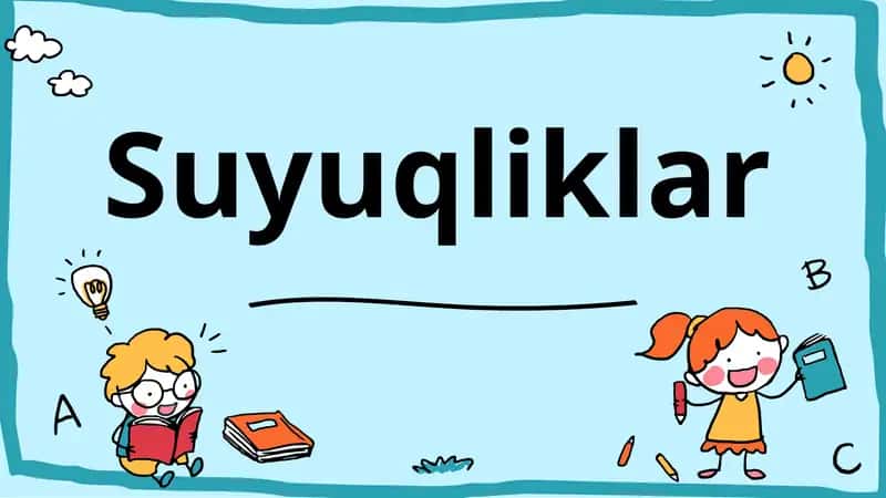 Suyuqliklar 1