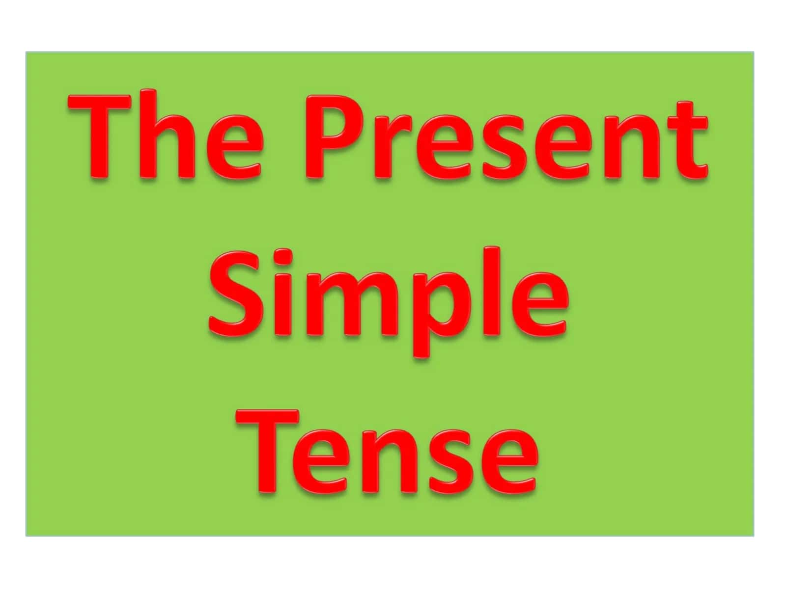 Positive and Negative | Questions and Short Answers | Present Simple Usage 1
