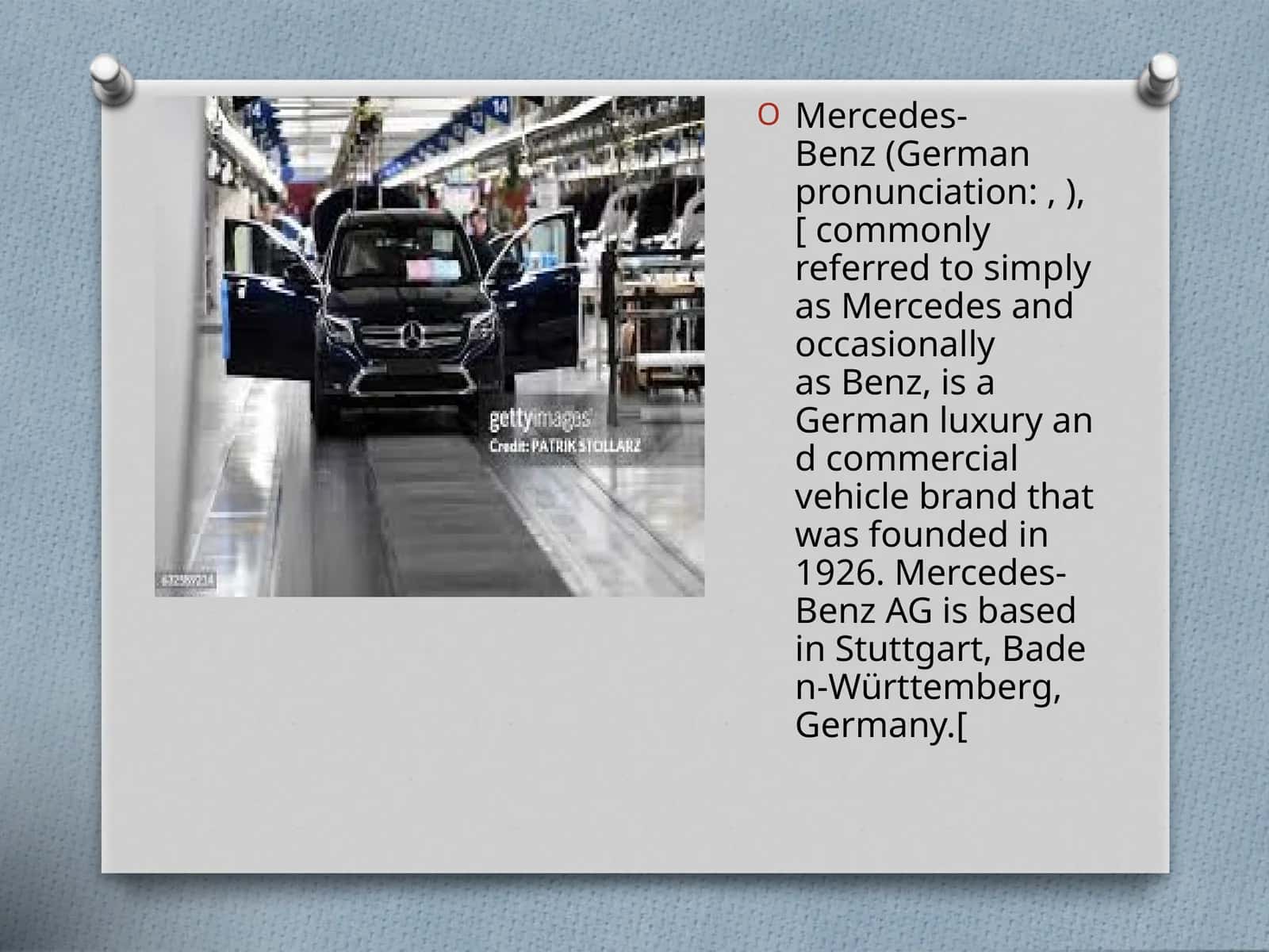 Mercedes-Benz 1