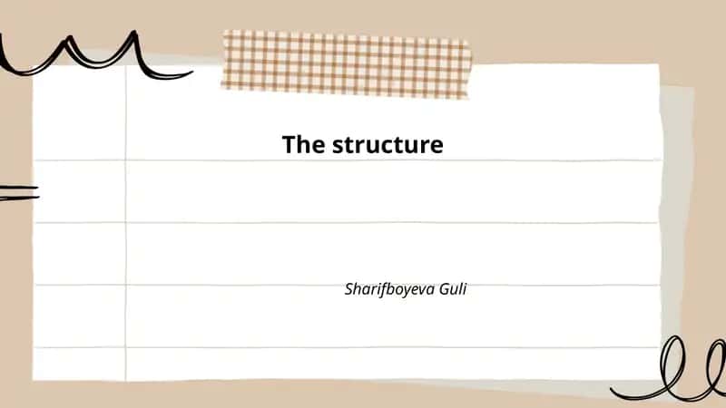 The Structure 1