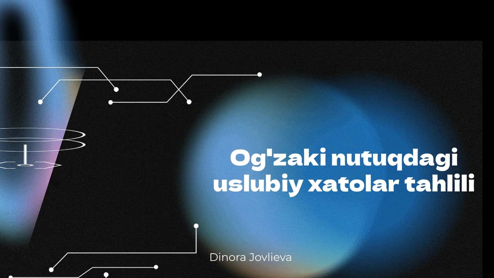 Og'zaki nutuqdagi uslubiy xatolar tahlili 1