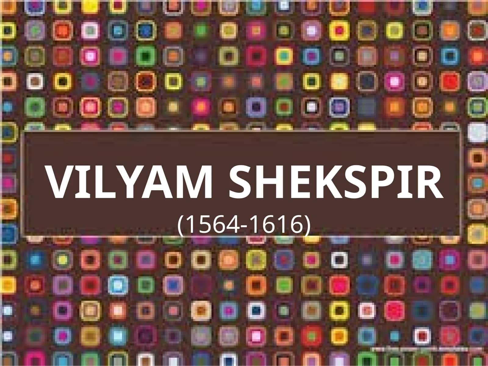 VILYAM SHEKSPIR 1