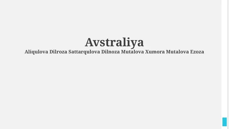 Обзор Австралии: Ключевые аспекты 1