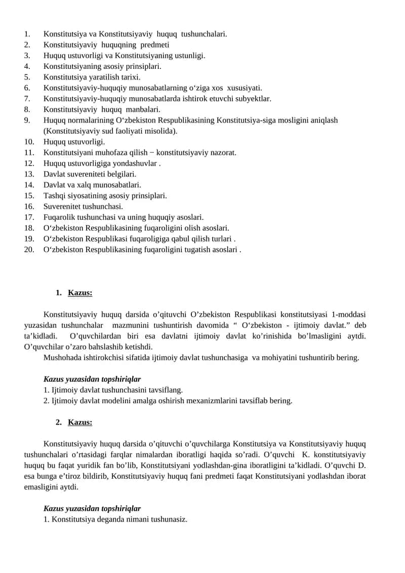 Konstitutsiyaviy huquqning predmeti 1