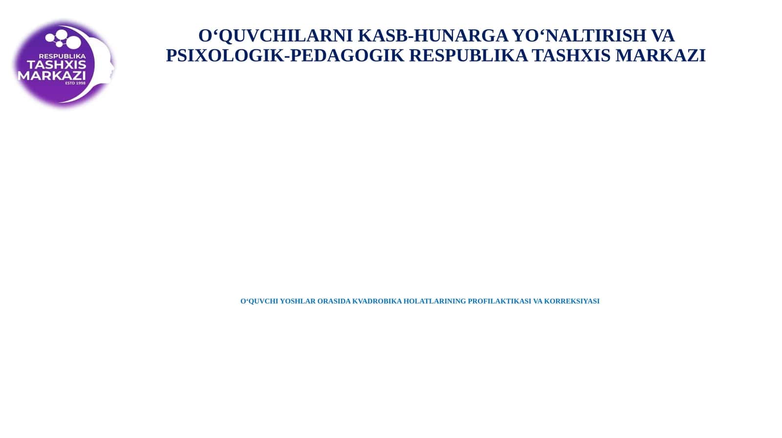 O‘QUVCHI YOSHLAR ORASIDA KVADROBIKA HOLATLARINING PROFILAKTIKASI VA KORREKSIYASI 1