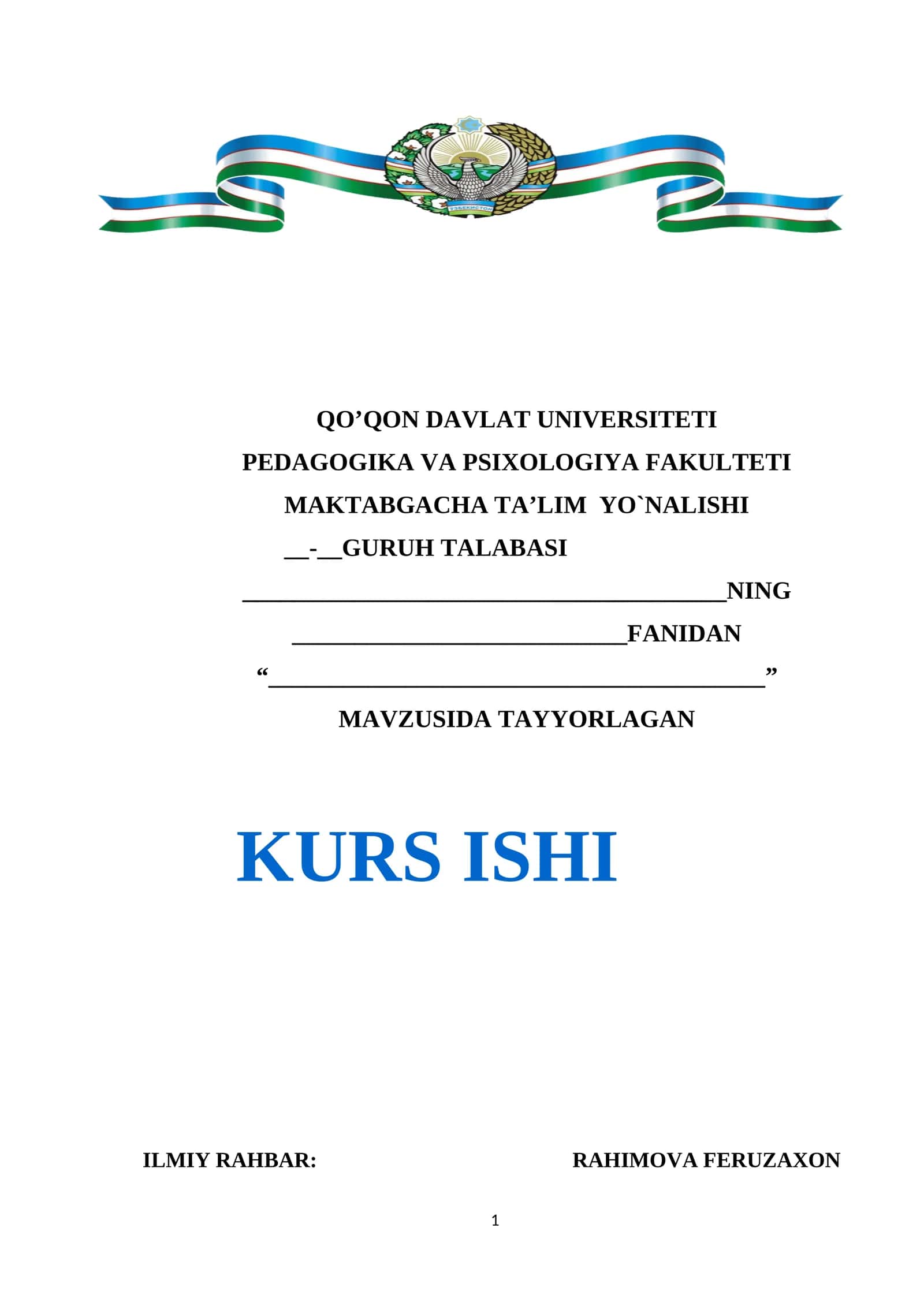 MAKTABGACHA TA’LIMDA TABIAT BILAN TANISHTIRISHNING NAZARIY ASOSLARI 1