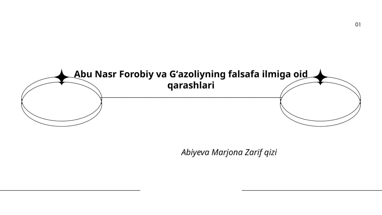 Abu Nasr Forobiy va Gʻazoliyning falsafa ilmiga oid qarashlari 1