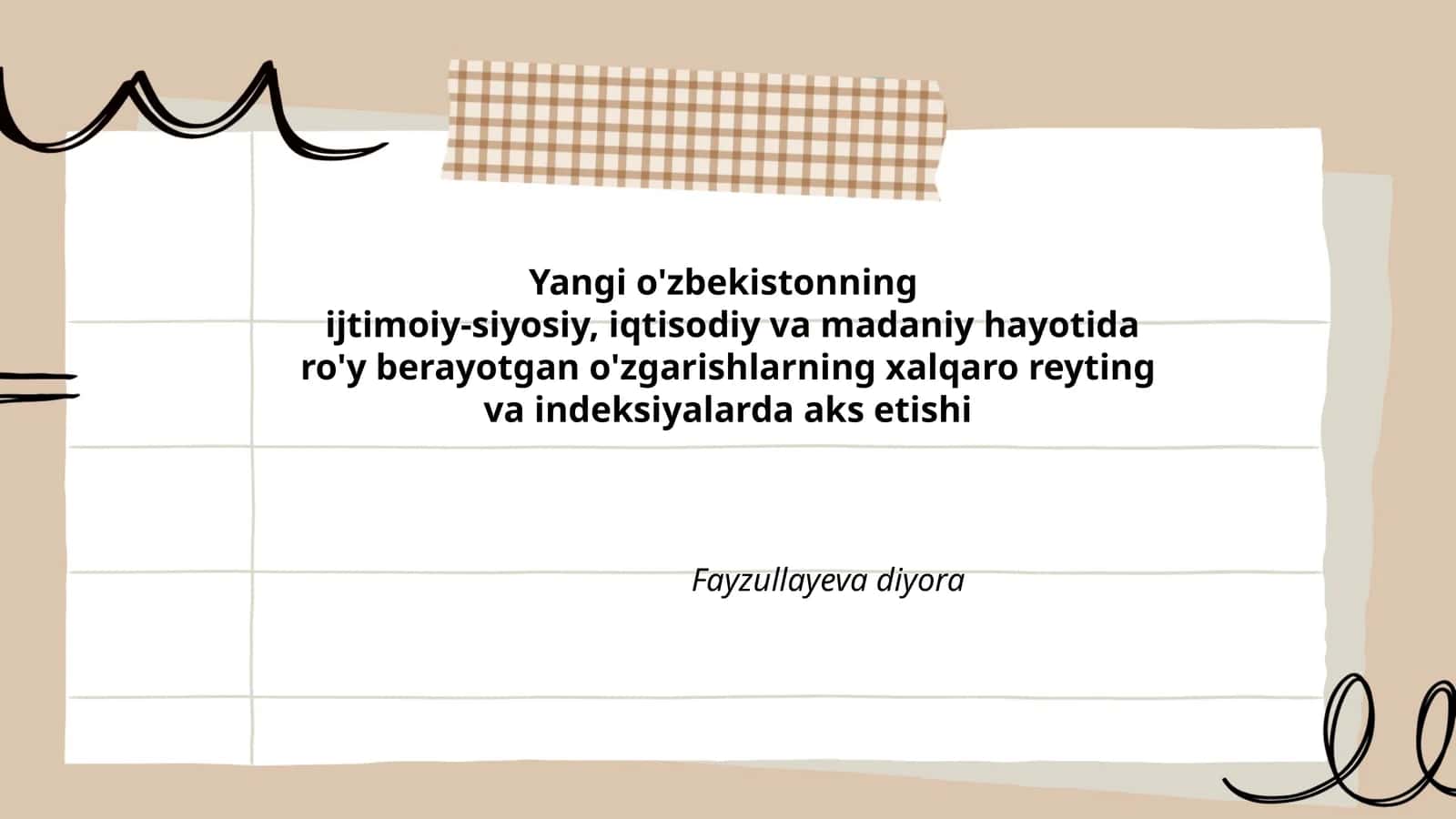 Yangi o'zbekistonning ijtisodiy hayotdagi o'zgarishlari 1