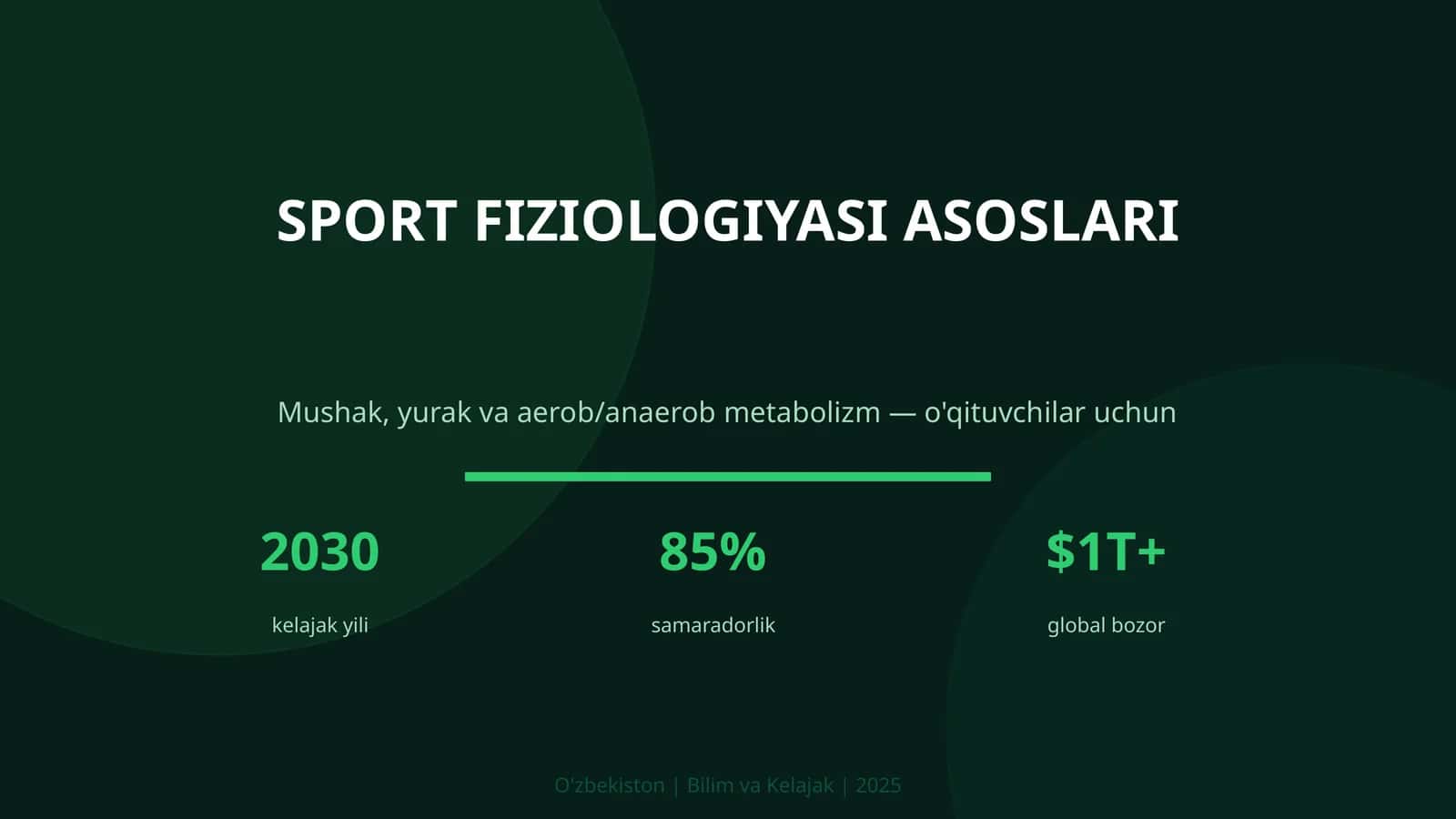 SPORT FIZIOLOGIYASI ASOSLARI 1
