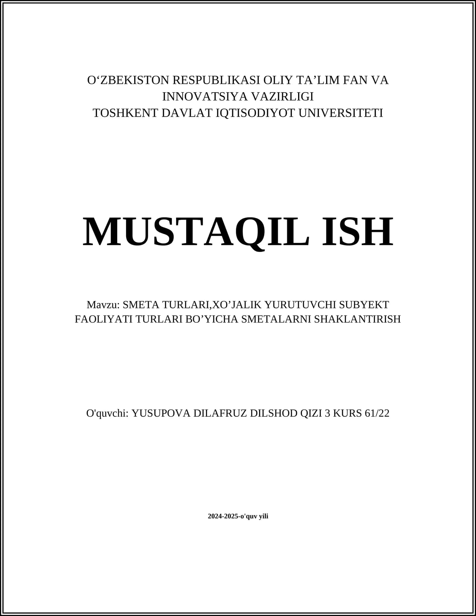 SMETA TURLARI 1