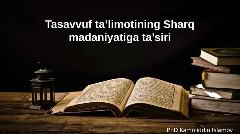 Tasavvuftaʼlimotining Sharq madaniyati gaʼsiri 1