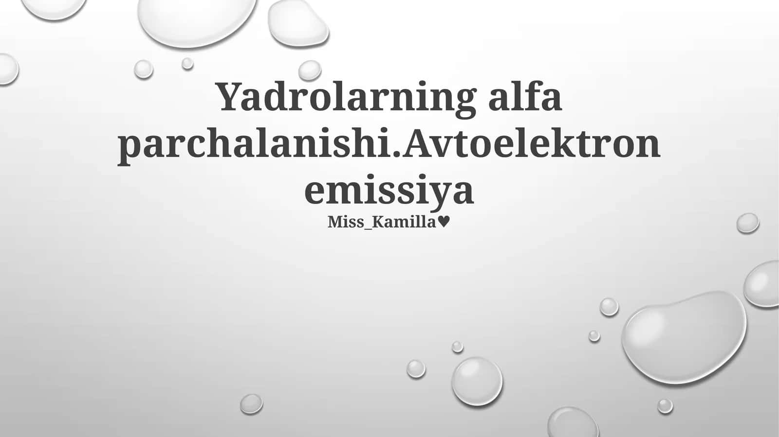 Yadro Alfa Parchalana 1