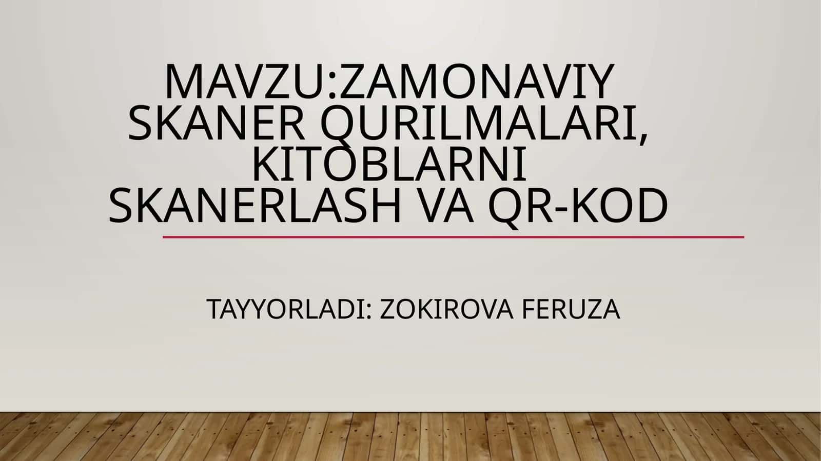 Zamonaviy skaner qurilmalari, kitoblarni skanerlash va QR-kod 1