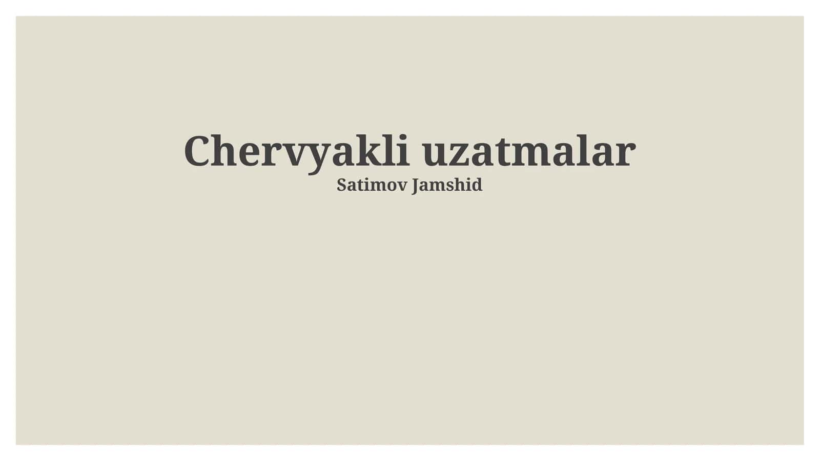 Qurt Kengaytmalari Ta'rifi 1