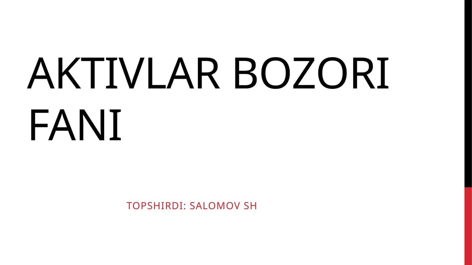 XALQARO INVESTITSIYA FONDLARI VA ULARNING FAOLIYATLARI 1