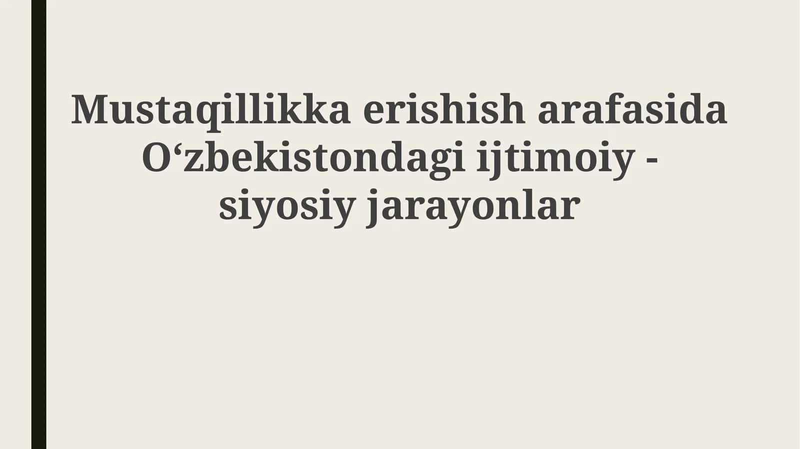 Konstitutsiya loyihalari va munozaralar 1