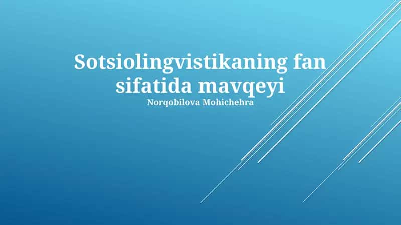 Социолингвистик тадқиқотларда 1970-йиллардан бошлаб кенг қўлланиладиган анкеталар ва интервьюлар орқали маълумот йиғиш усуллари 1