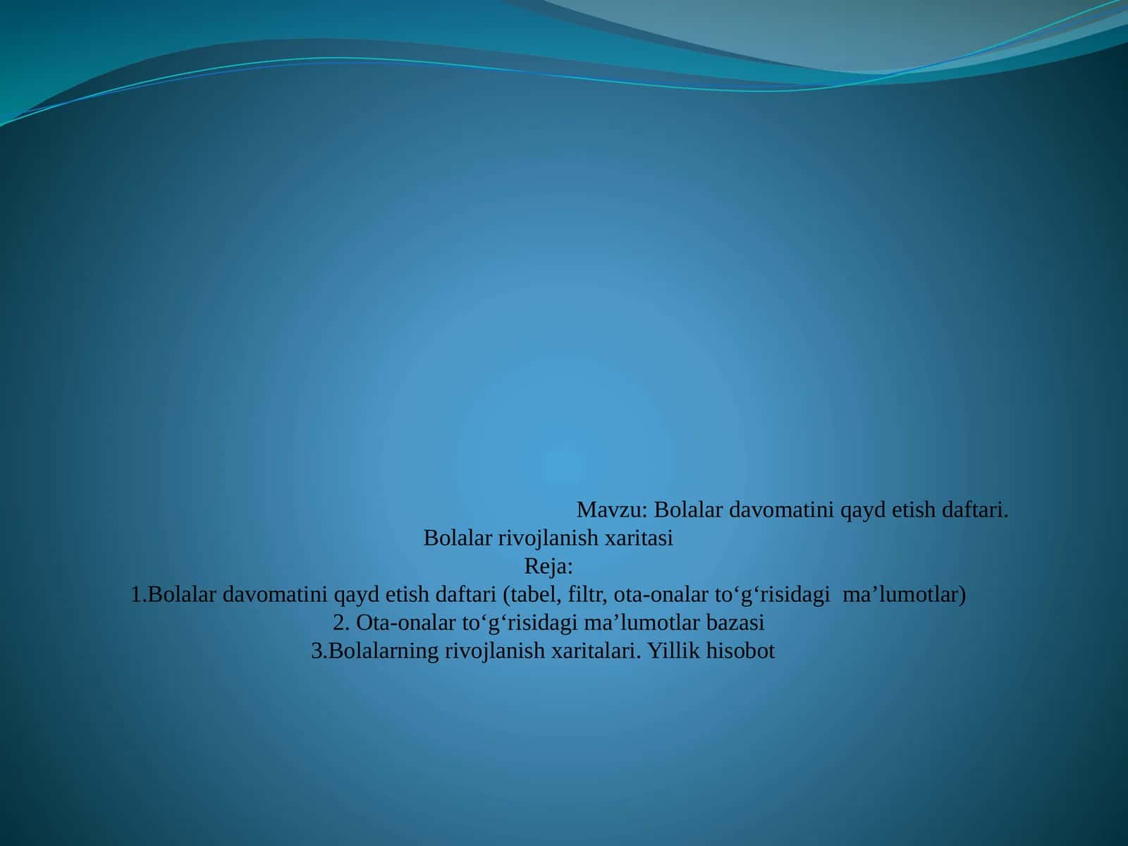 Bolalardavomatiniqaydetishdaftari.Bolalarrivojlanishxaritasi 1